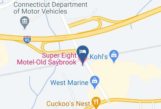 Middlesex - Super Eight Motel Old Saybrook Maps