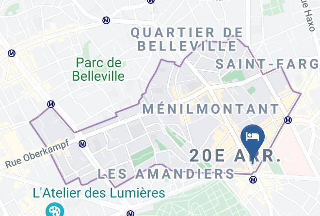 Paris - Panam Hotel Maps
