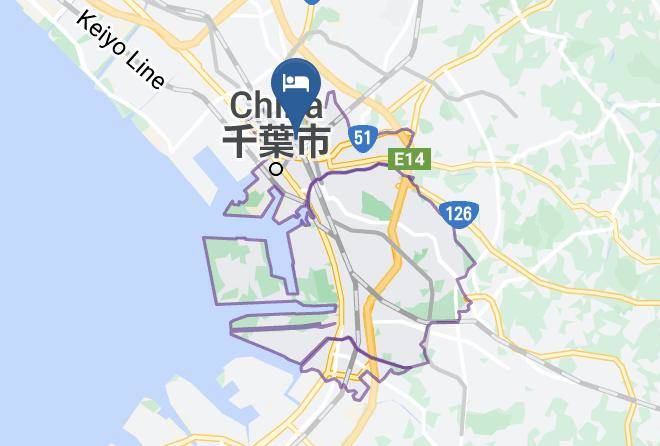 Super Hotel Chiba Ekimae Map