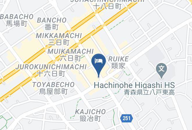 Super Hotel Hachinohe Nagayoko Cho Map