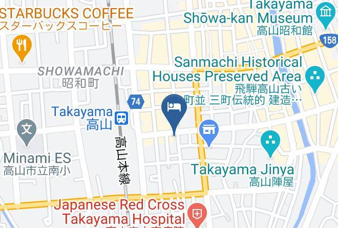 Super Hotel Hida Takayama Map
