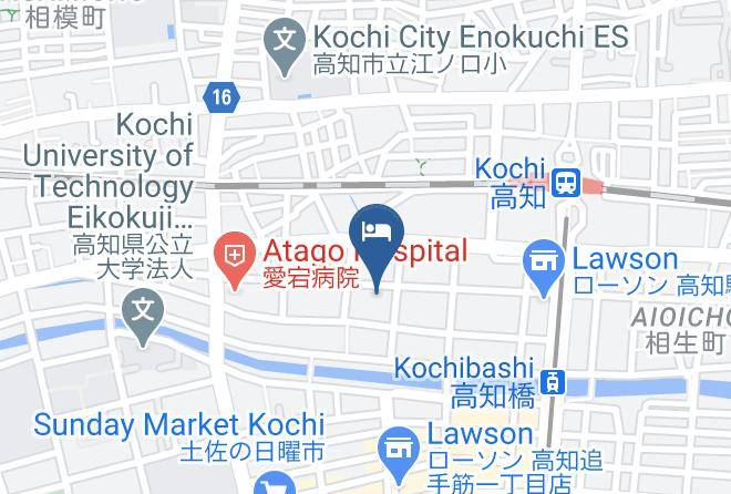 Kochi City - Super Hotel Kochi Maps
