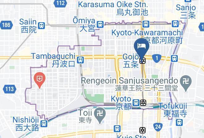 Kyoto City Shimogyo Ward - Super Hotel Kyoto Karasuma Gojo Maps