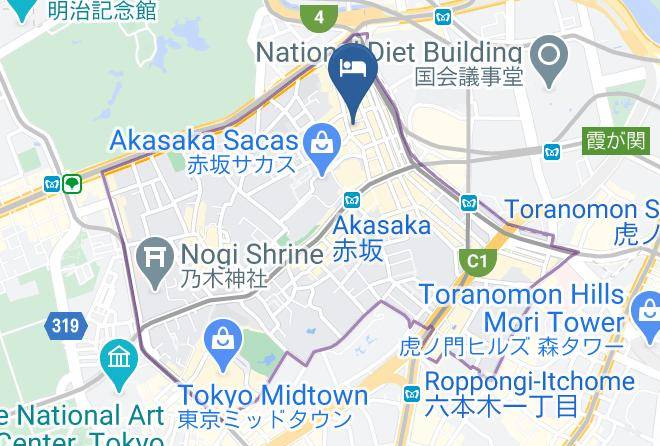 Minato Ward - Super Hotel Lohas Akasaka Maps