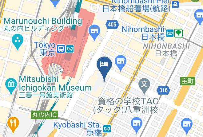 Chuo Ward - Super Hotel Premier Tokyo Eki Yaesu Chuo Guchi Maps