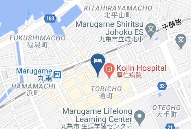 Marugame City - Super Hotel Marugame Ekimae Maps