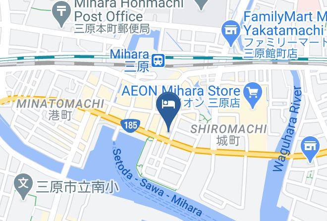 Mihara City - Super Hotel Mihara Station Front Maps