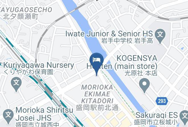 Morioka City - Super Hotel Morioka Maps