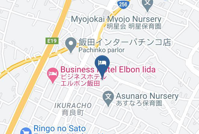 Super Hotel Nagano Lida Inter Map
