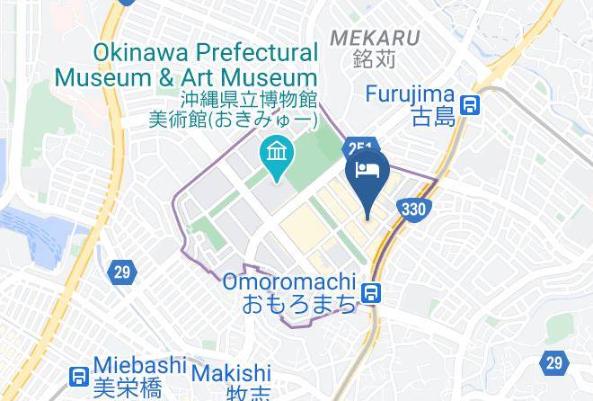 Naha City - Super Hotel Naha Shintoshin Maps