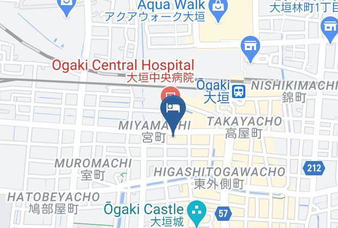 Super Hotel Ogaki Ekimae Map