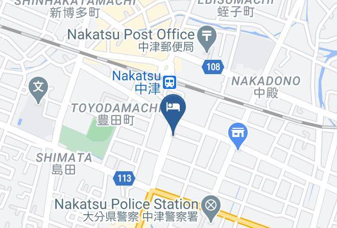 Nakatsu City - Super Hotel Oita Nakatsu Ekimae Maps