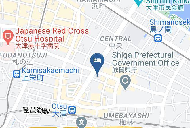Otsu City - Super Hotel Otsu Ekimae Maps