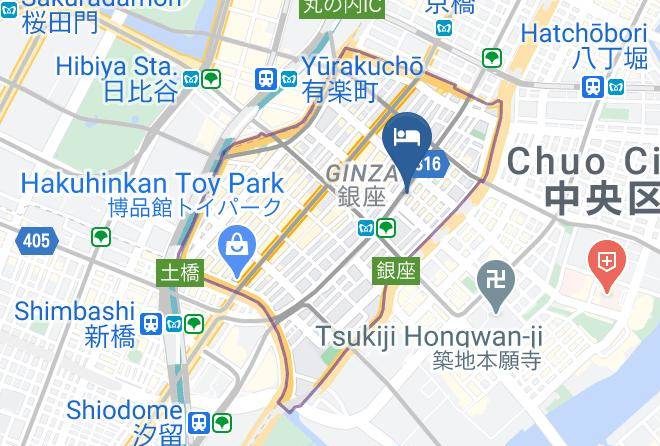 Chuo Ward - Super Hotel Premier Ginza Maps