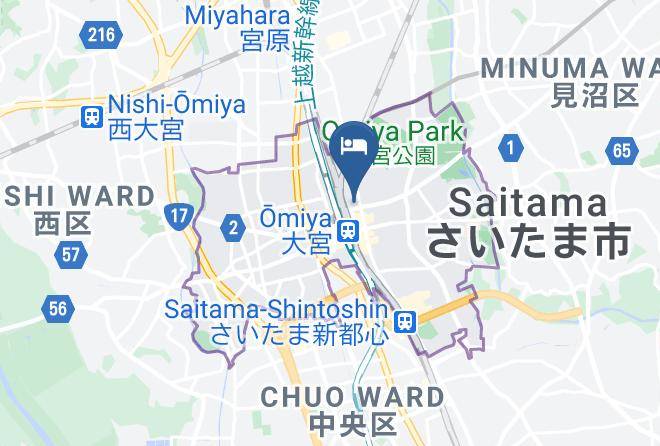 Saitama City Omiya Ward - Super Hotel Premier Saitama Omiyaeki Higashiguchi Maps