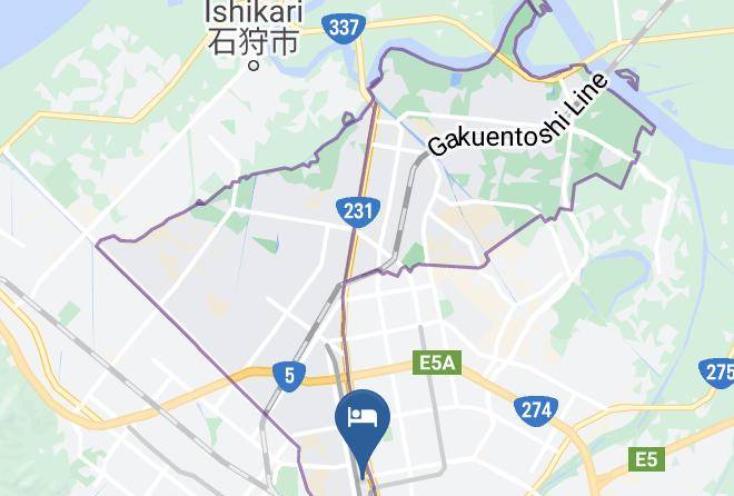 Sapporo City Kita Ward - Super Hotel Sapporo Kitagojo Dori Maps