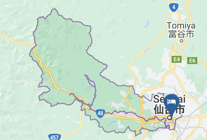 Sendai City Aoba Ward - Super Hotel Sendai Hirose Dori Maps