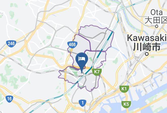 Yokohama City Kohoku Ward - Super Hotel Shinyokohama Maps