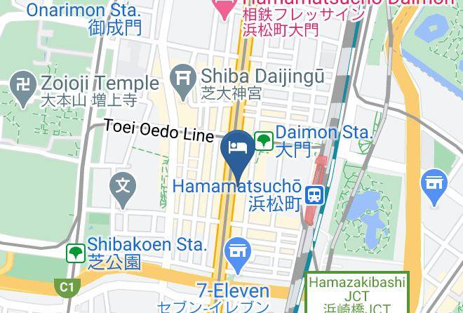 Minato Ward - Super Hotel Tokyo Hamamatsucho Maps
