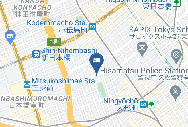 Chuo Ward - Super Hotel Tokyo Nihonbashi Mitsukoshi Mae Maps