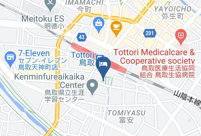 Tottori City - Super Hotel Tottori Ekimae Maps