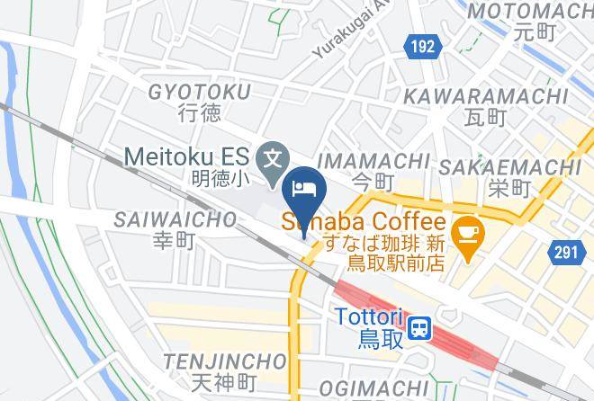 Tottori City - Super Hotel Tottorieki Kitaguchi Maps