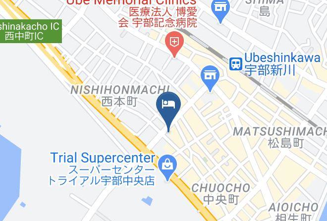Ube City - Super Hotel Ube Maps