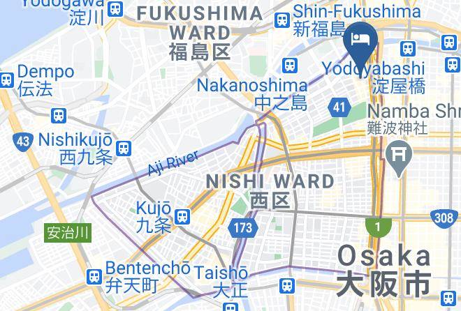 Super Hotel Umeda Higobashi Map