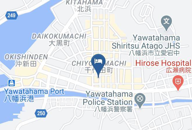 Yawatahama City - Super Hotel Yawatahama Maps