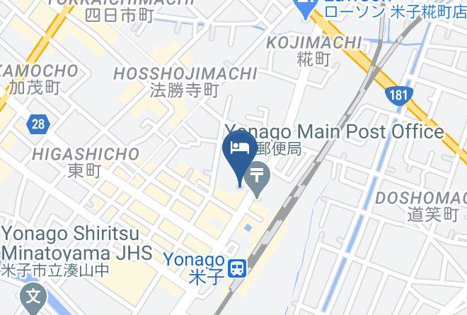 Yonago City - Super Hotel Yonago Ekimae Maps