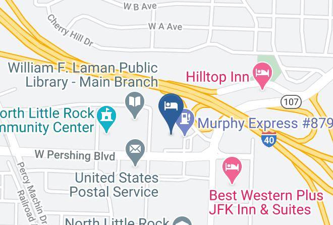 Pulaski - Super Stay Inn Maps