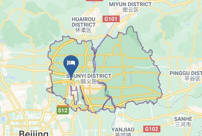 Shunyi District - Super8 Beijing Capital Airport Huoshayu Subway Station Maps