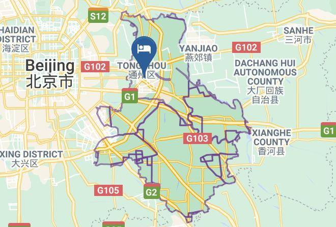 Tongzhou District - Super8 Hotel Beijing Tongzhou Jiukeshu Maps