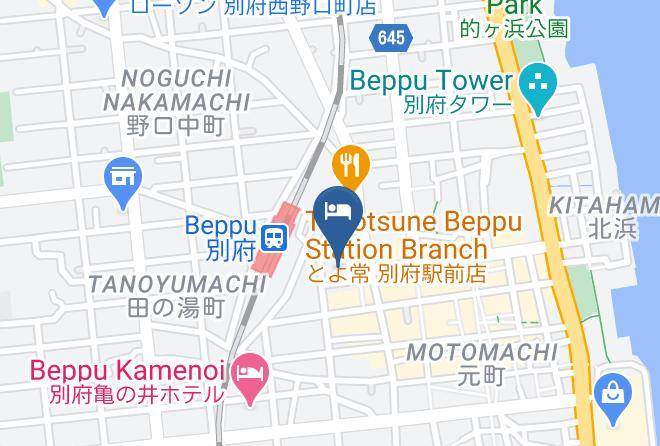 Beppu City - Superhotel Beppu Ekimae Maps