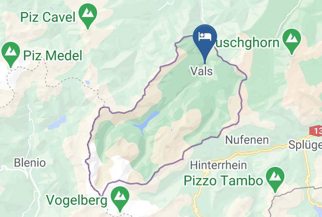 Surselva - Superior Hotel Rovanada Maps