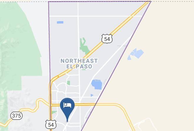 El Paso - Superlodge Motel Maps