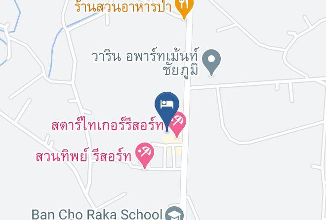 Amphoe Mueang Chaiyaphum - Supmanee Resort Maps