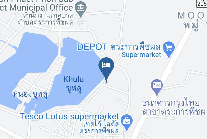 Amphoe Trakan Phuet Phon - Suporn Lakeview Resort Maps