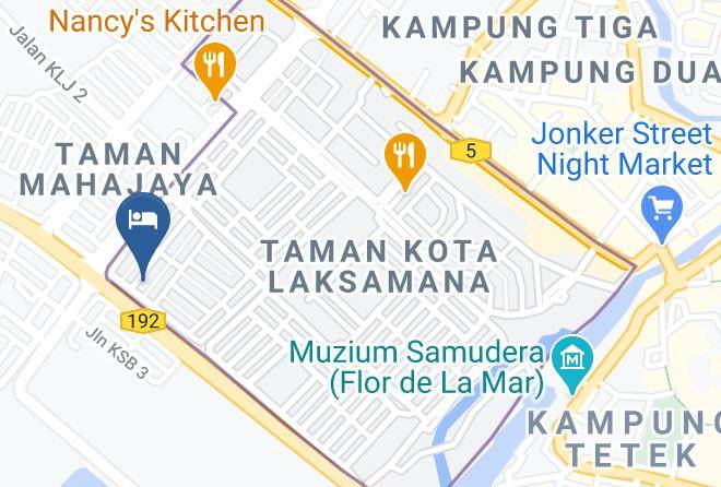 Melaka Tengah - Supreme Hotel Melaka Maps