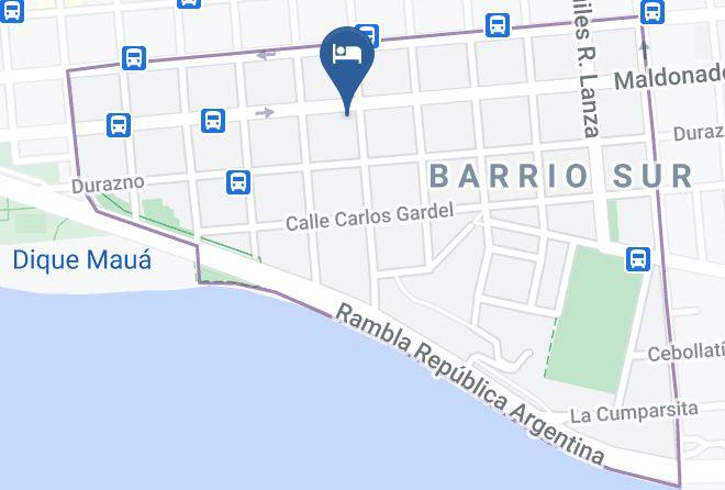 Municipio B - Sur Hotel Maps