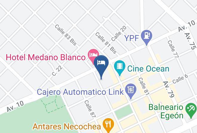 Necochea - Sur Hotel Maps
