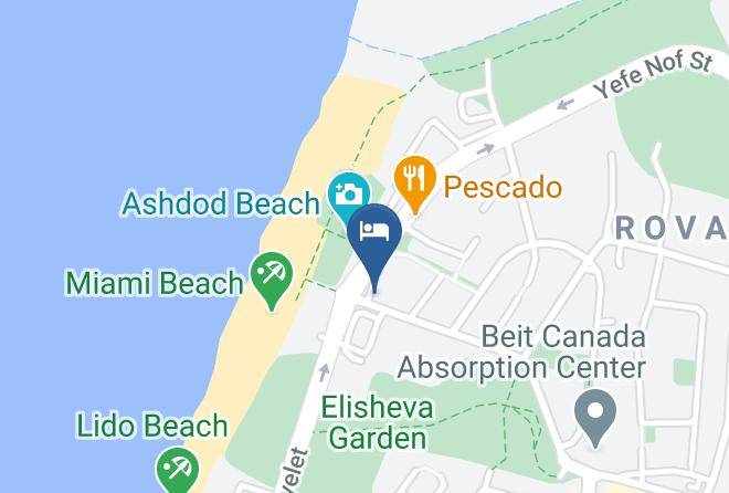 Ashdod - Sur La Mer Hotel Ashdod Maps