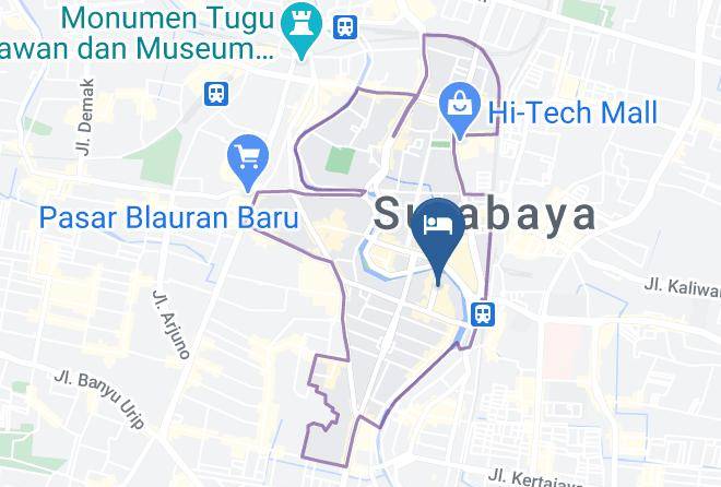 Kota Surabaya - Surabaya Suites Hotel Maps