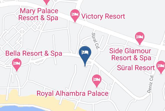 Manavgat - Sural Otel Maps