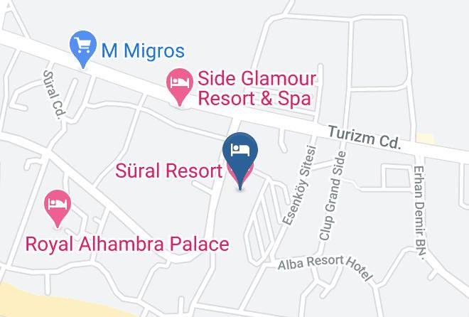 Manavgat - Sural Resort Hotel Maps