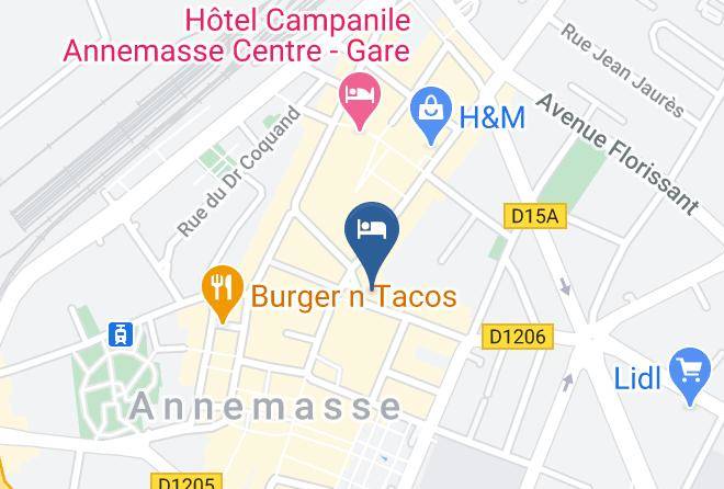 Haute Savoie - Sure Hotel By Best Western Annemasse Maps