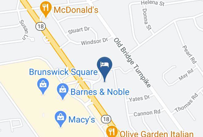 Middlesex - Surestay Hotel By Best Western East Brunswick Maps