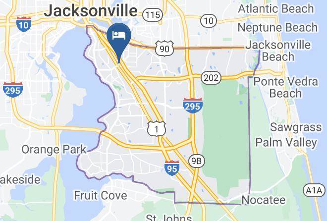 Duval - Surestay Hotel By Best Western Jacksonville South Maps