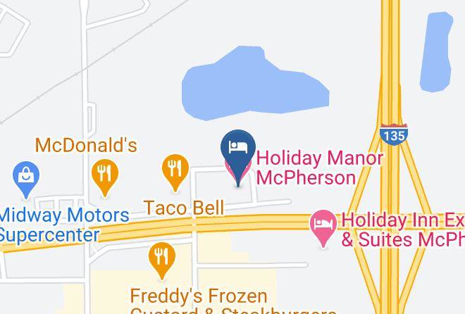 Mcpherson - Surestay Hotel By Best Western Mcpherson Maps