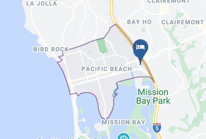 San Diego - Surestay Hotel By Best Western San Diego Pacific Beach Maps